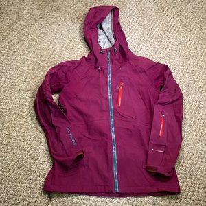 Flylow Intuitive Hardshell Fuchsia Orange Womens Ski Snowboard Jacket